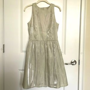 Joseph Ribkoff silver sleeveless mini‎ dress
